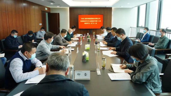 甘肅工程咨詢(xún)集團(tuán)黨委理論學(xué)習(xí)中心組學(xué)習(xí)貫徹黨的十九屆六中全會(huì)精神